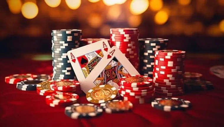 Tongits Poker game in progress on phspin app